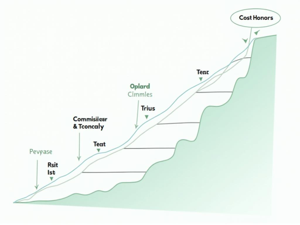 A visual representation of discounted cash flow model applied to fundraising for non-profits, showcasing potential donors as streams of future revenue.