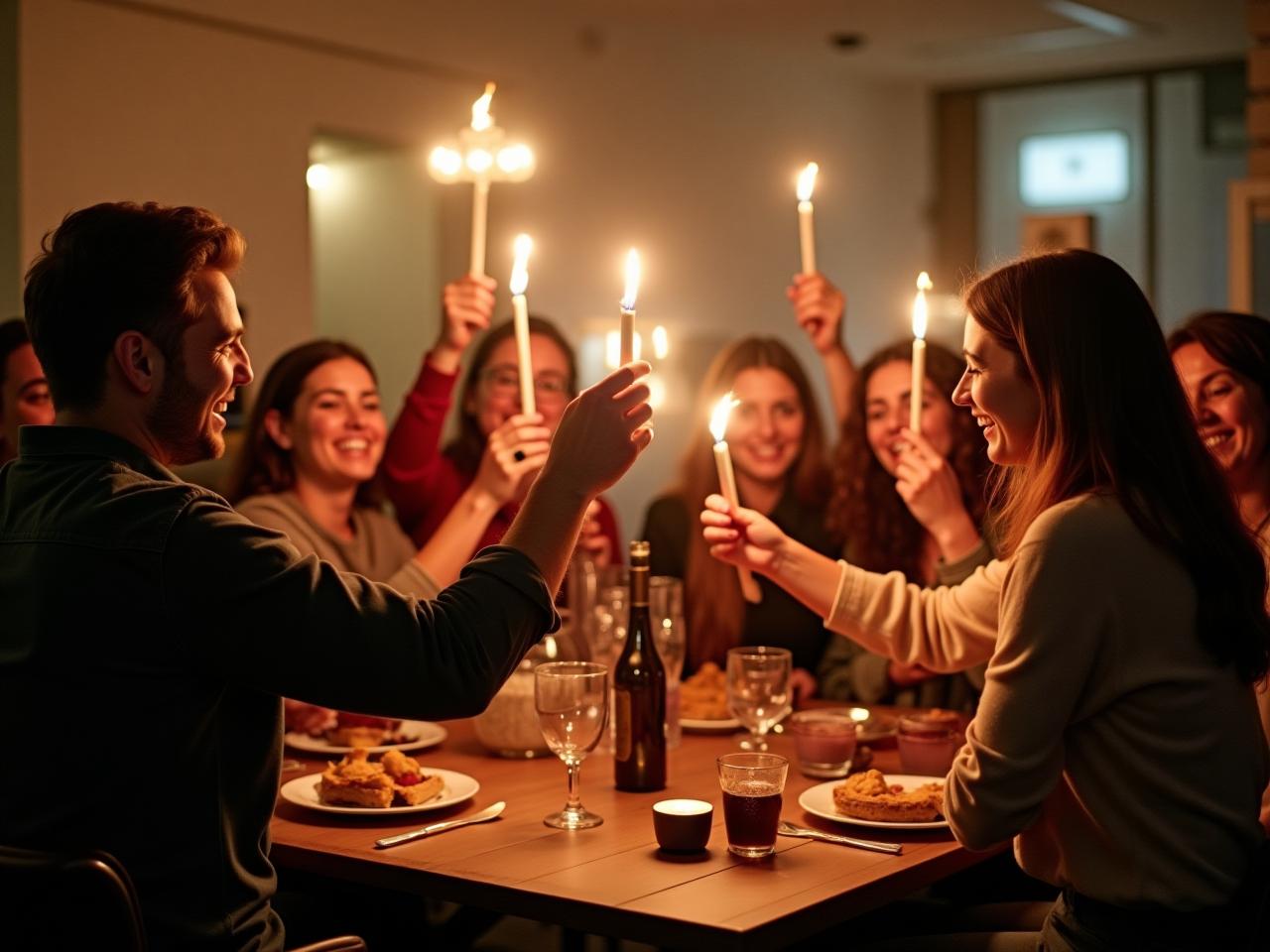 A team celebrating a successful fundraising campaign with creative methods beyond the usual office party.