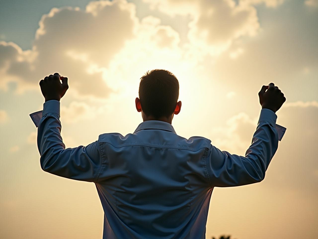 A fundraiser standing strong despite facing rejections, symbolizing resilience and emotional detachment in fundraising.