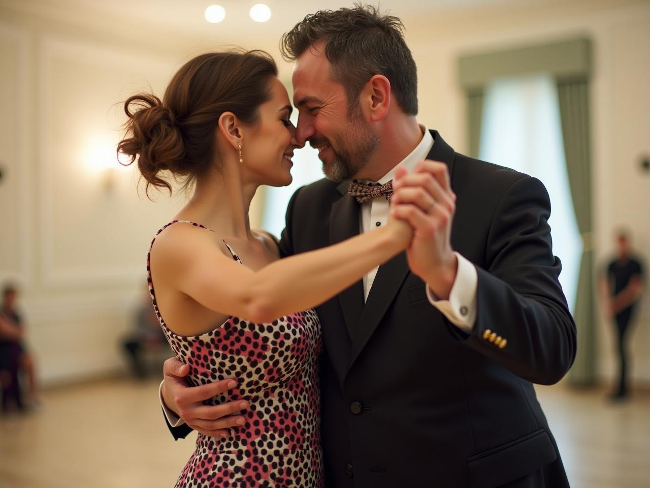 Two people dancing Tango, representing the dynamic and coordinated movement of fundraising