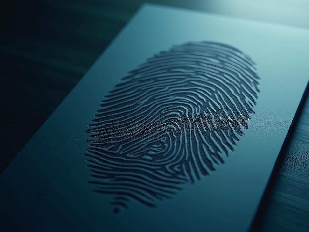 A close-up image of a fingerprint subtly intertwined with a charitable symbol, representing the unique and personal connection in fundraising.