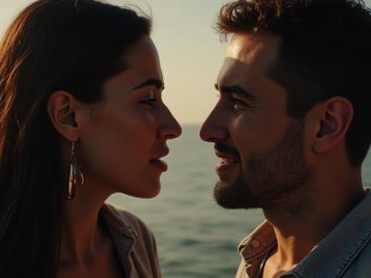 A close-up of two people engaged in a deep conversation, symbolizing authentic curiosity and connection.