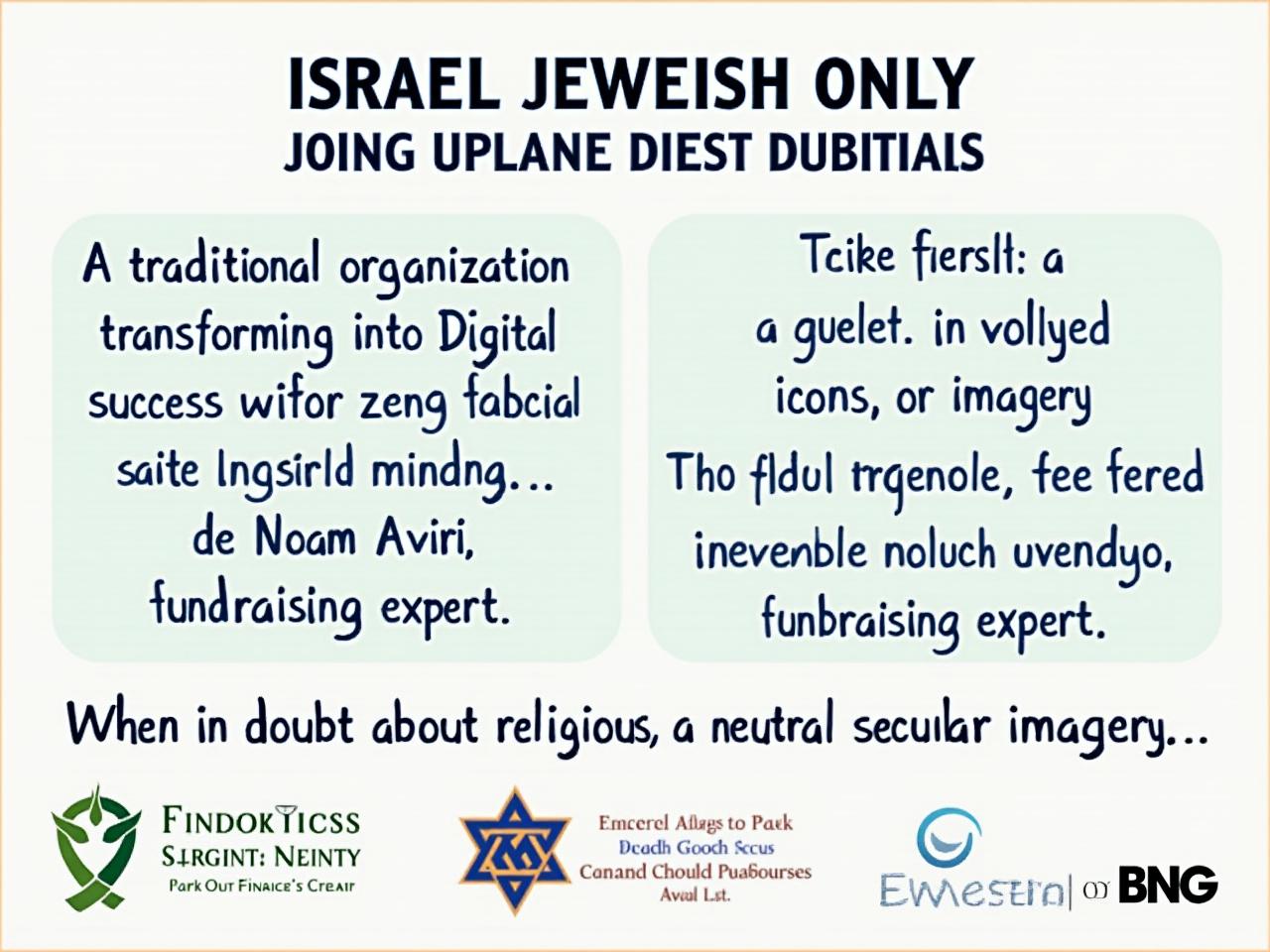 A traditional organization transforming into digital success with revenue doubling, guided by Noam Aviri, a fundraising expert.