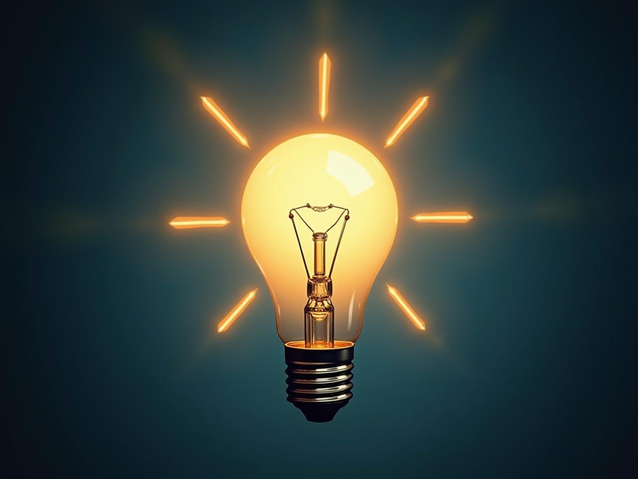 A lightbulb with connected points representing unexpected connections and creativity in fundraising.