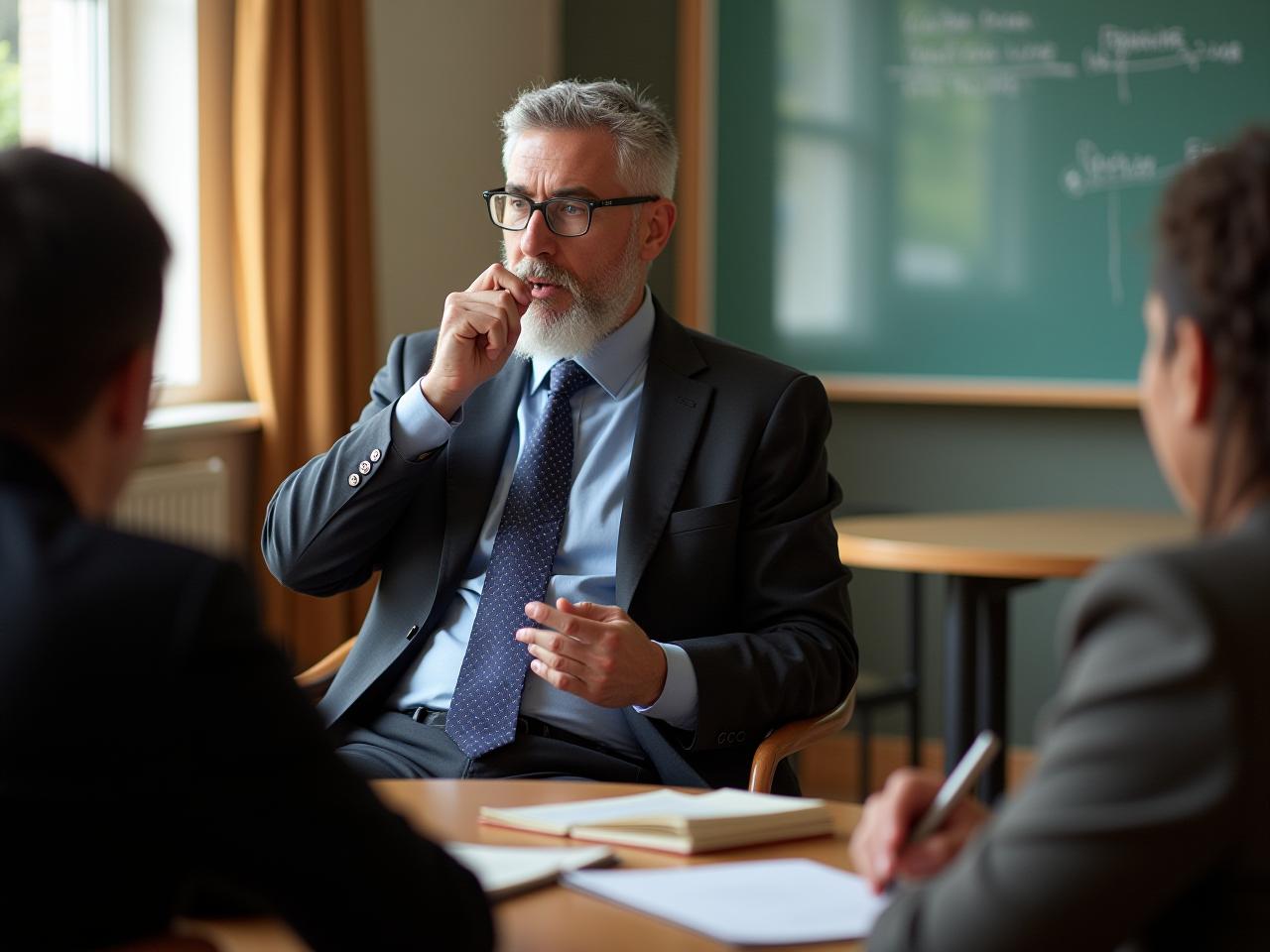 Noam Aviri leading a workshop on powerful fundraising questions.