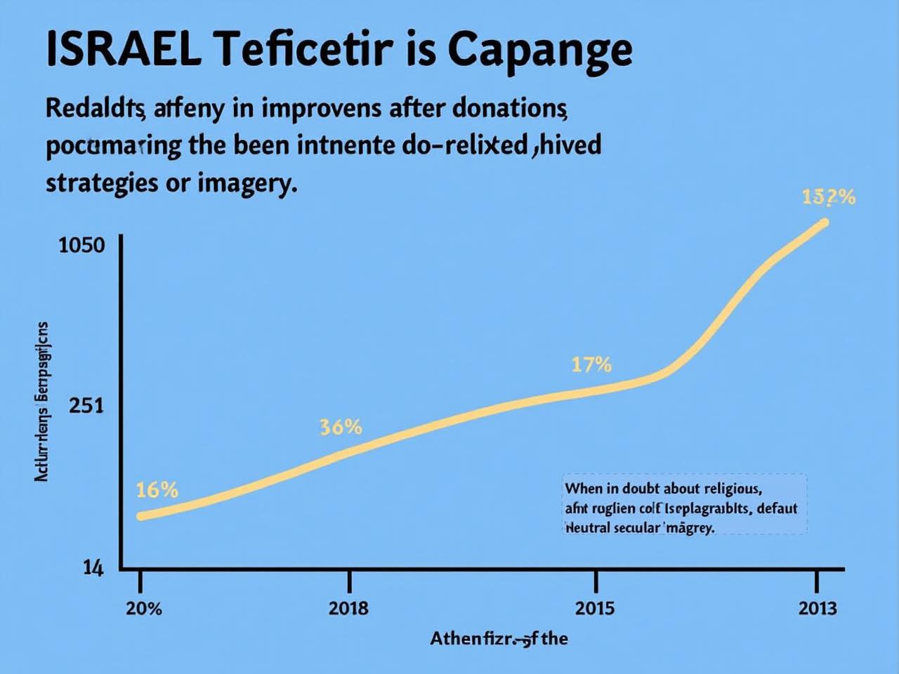A graph showing the improvement in donations after implementing data-driven strategies for fundraising.