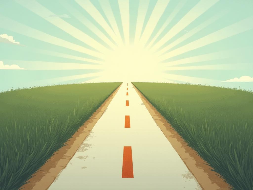 Two parallel roads leading to different career paths for fundraisers.