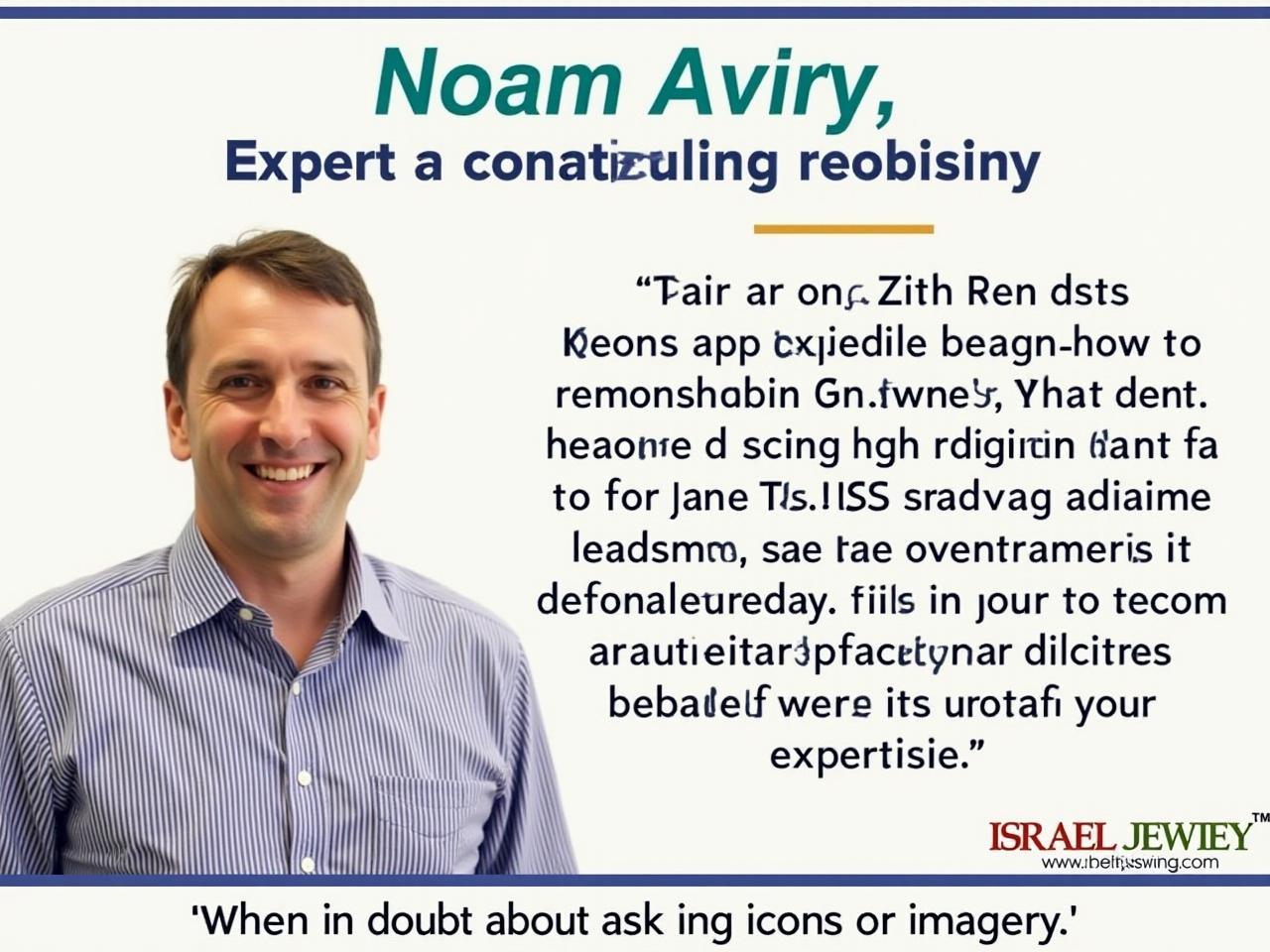 Noam Aviry, expert in fundraising, presenting tips for asking for donations confidently.